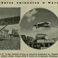 Z konkursu awionetek, 1928