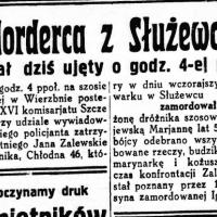 Morderca ujęty, 1928