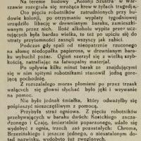 Tragedja na budowie, 1928