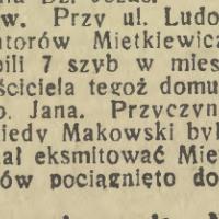 Zemsta lokatorów, 1929