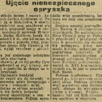 Ujęcie opryszka. Puławska 14. 1929