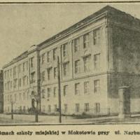 Nowa szkoła. Narbutta 14. 1929.