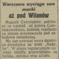 Macki. Budownictwo. 1929