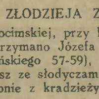 Ujęcie złodzieja