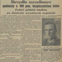 Meissner do Londynu. Lot po nowe skrzydła. 1929