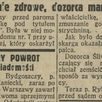 Pomówienie, 1929