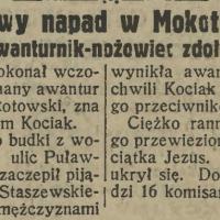 Krwawy napad, 1929