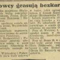 Nożowcy grasują, 1929