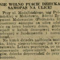Dziecko puszczone samopas Dziecko puszczone samopas, 1929