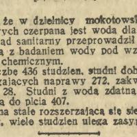 Inspekcja studzien, 1929