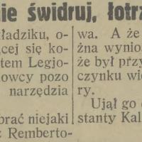 Nie świdruj. Kradzież w Forcie Piłsudskiego. 1929