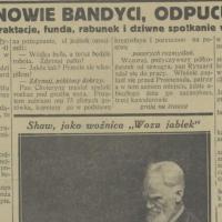 Odpucujcie się. Pobicie i kradzież. Promenada. 1929.