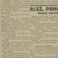 Taksówka do rowu, 1929