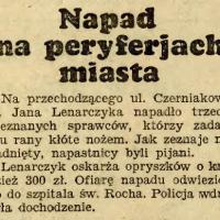 Napad na peryferjach, 1930