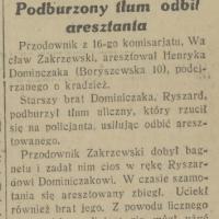 Miłość braterska, 1930