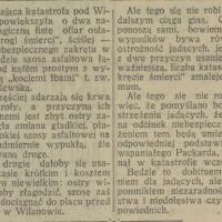 Zbyt ostry zakręt, 1930
