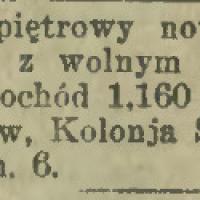 1160 dochodu 1160 dochodu, 1930