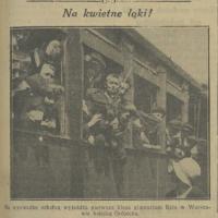 Na kwietne łąki, 1930