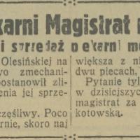 Magistrat ma dość, 1930