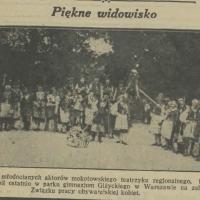 Piękne widowisko, 1930