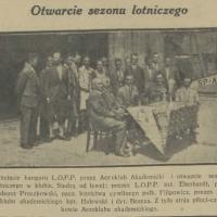 Otwarcie sezonu, 1930
