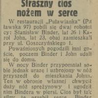 Nożem w serce Nożem w serce, 1930