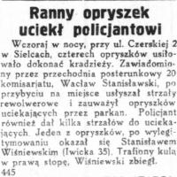 Ucieczka rannego Ucieczka rannego, 1930