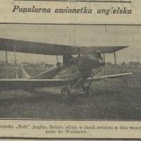 Awionetka Moth, 1930