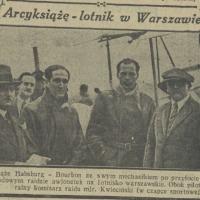 Arcyksiążę - lotnik, 1930