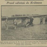 Przed odlotem do Królewca, 1930
