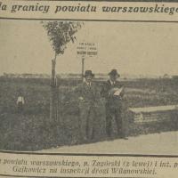 Na granicy powiatu, 1930