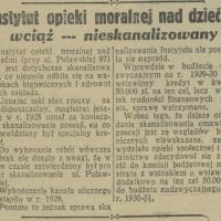 Instytut nieskanalizowany Instytut nieskanalizowany
