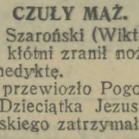 Żonę nożem Żonę nożem, 1930