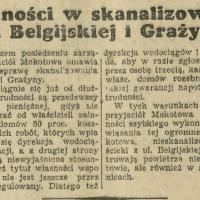 Trudności w skanalizowaniu Belgijskiej i Grażyny.