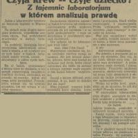 Czyja krew? 1930