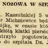 Bójka nożowa, 1930