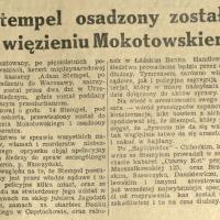 Kasiarz w więzieniu. 1930.