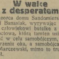 W walce z desperatem, 1930