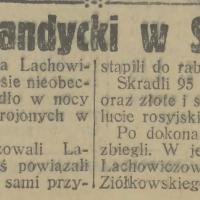 Napad w Służewcu, 1930