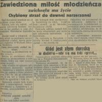 Zawiedziona miłość, 1930