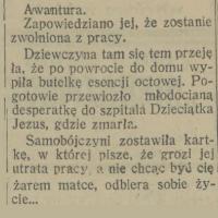 Samobójstwo dziewczyny Samobójstwo dziewczyny, 1930