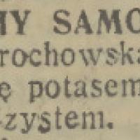 Otrucie potasem, 1930