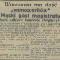 Dość samowarków, 1930