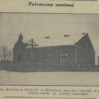 Pożyteczna zamiana, 1931