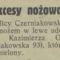 Sukcesy nożowców, 1931