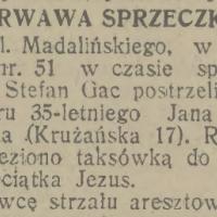 Krwawa sprzeczka, 19310119