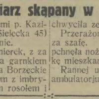Rzeźbiarz w rosole, 1931