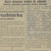 Miejsca do zabawy! 1931