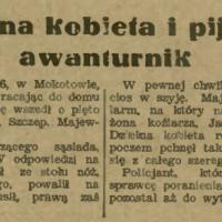 Kobieta i awanturnik Kobieta i awanturnik, 1931