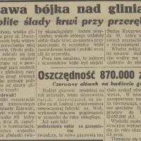 Krwawa bójka, 1931